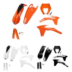 KTM EXC UFO Plastic Kit 125-500 2012-2013 - Black