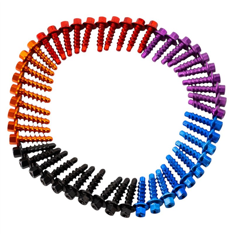 Colored CNC Screws for Plastic Kit-Screws-Movetronix Shop - Special motorbike products & accessories