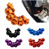 Colored CNC Fork Protector Screws-Screws-Movetronix Shop - Special motorbike products & accessories