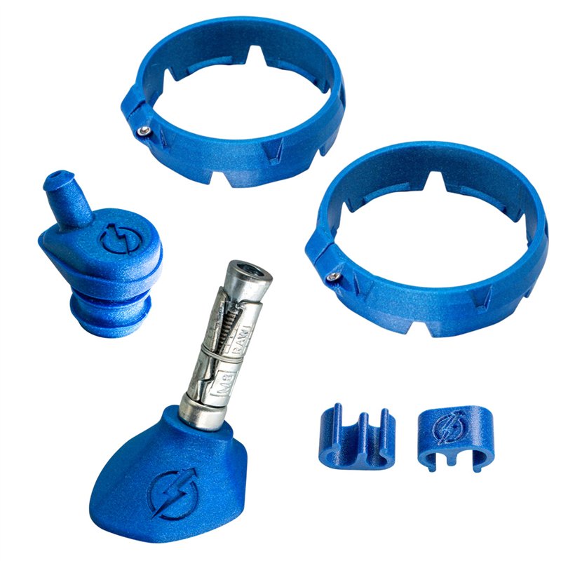 Match your bike - Metallic Blue Bundle-Match your bike!-Movetronix Shop - Special motorbike products & accessories