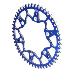 Motomaster aluminum sprocket 48-52 teeth for Sherco/Beta – color selectable