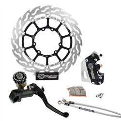 Motomaster Supermoto brake system 320mm 4 piston for Fantic & Yamaha
