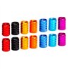 Bouchons de valve colorés - Lot de 2 Aluminium anodisé - Adaptation universelle-Vis-Movetronix Shop - Special motorbike products & accessories