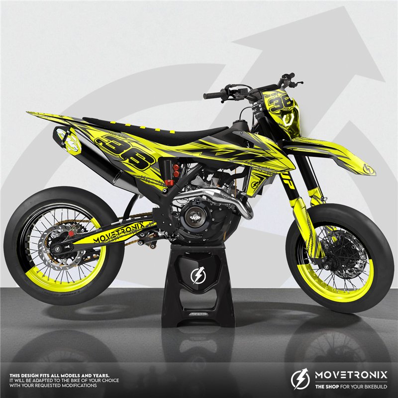 Full Send - Graphics Kit - Semi Custom-Graphics-Movetronix Shop - Special motorbike products & accessories