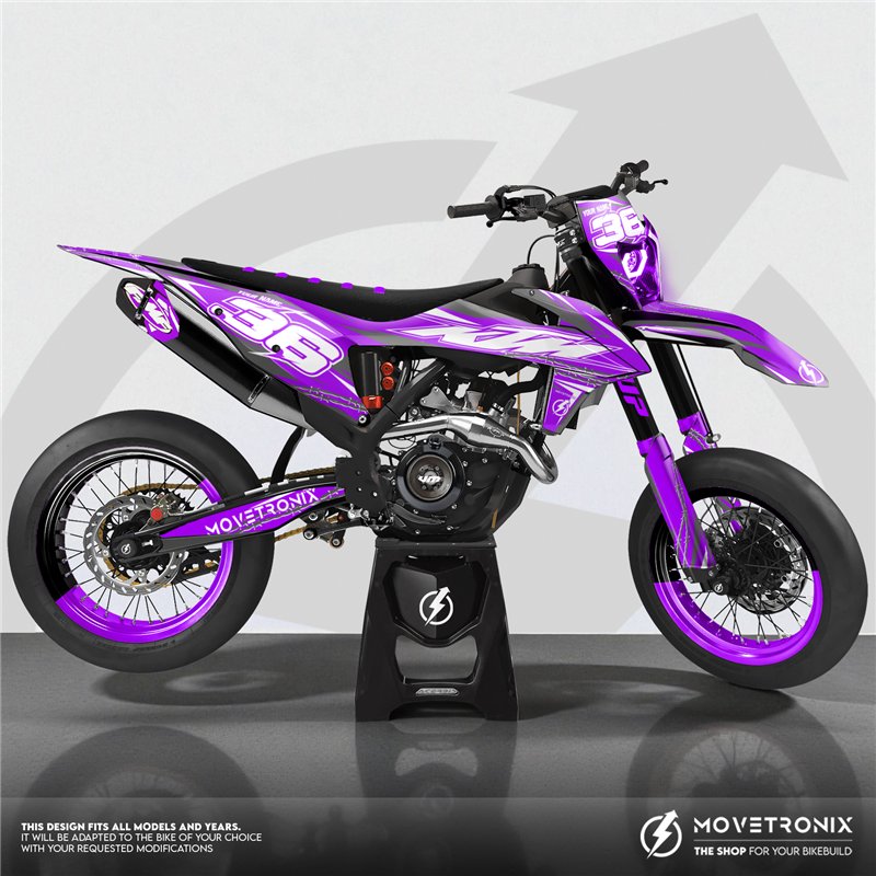 Full Send - Graphics Kit - Semi Custom-Graphics-Movetronix Shop - Special motorbike products & accessories