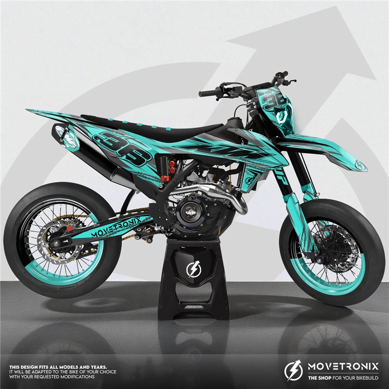 Full Send - Graphics Kit - Semi Custom-Graphics-Movetronix Shop - Special motorbike products & accessories