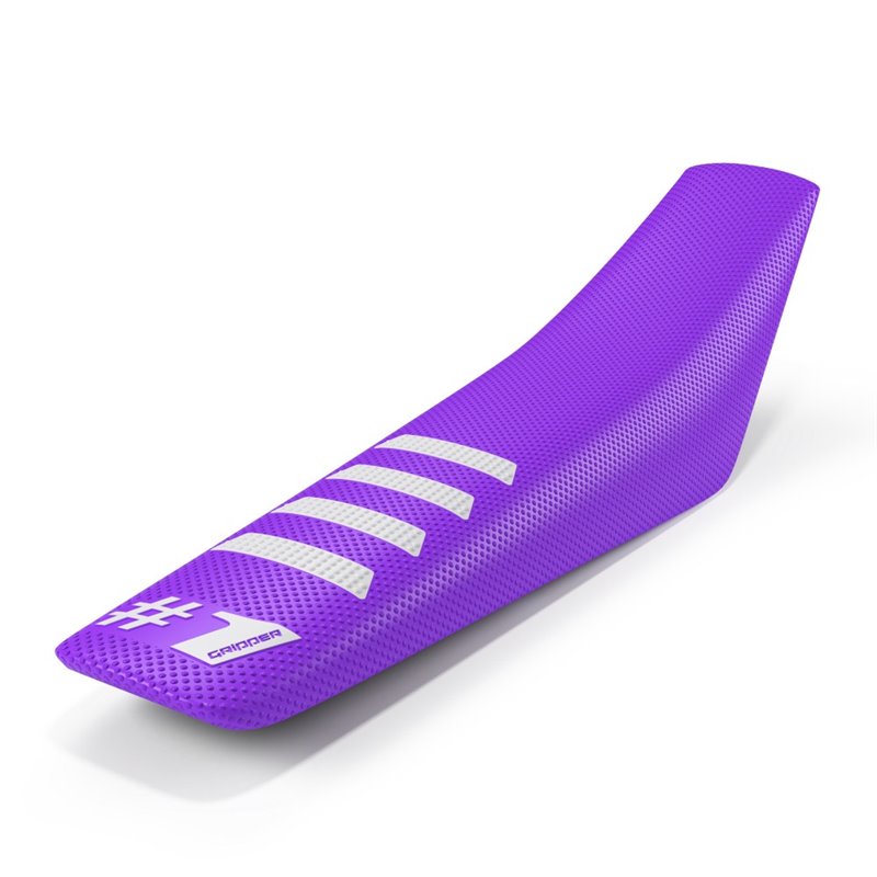  ONEGRIPPER Ribbed - Purple/White-Ribbed-Movetronix Shop - Special motorbike products & accessories